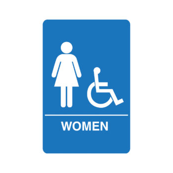 IS1004 – Women’s Accessible ADA Restroom Sign