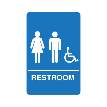IS1006 – Unisex Accessible ADA Restroom Sign